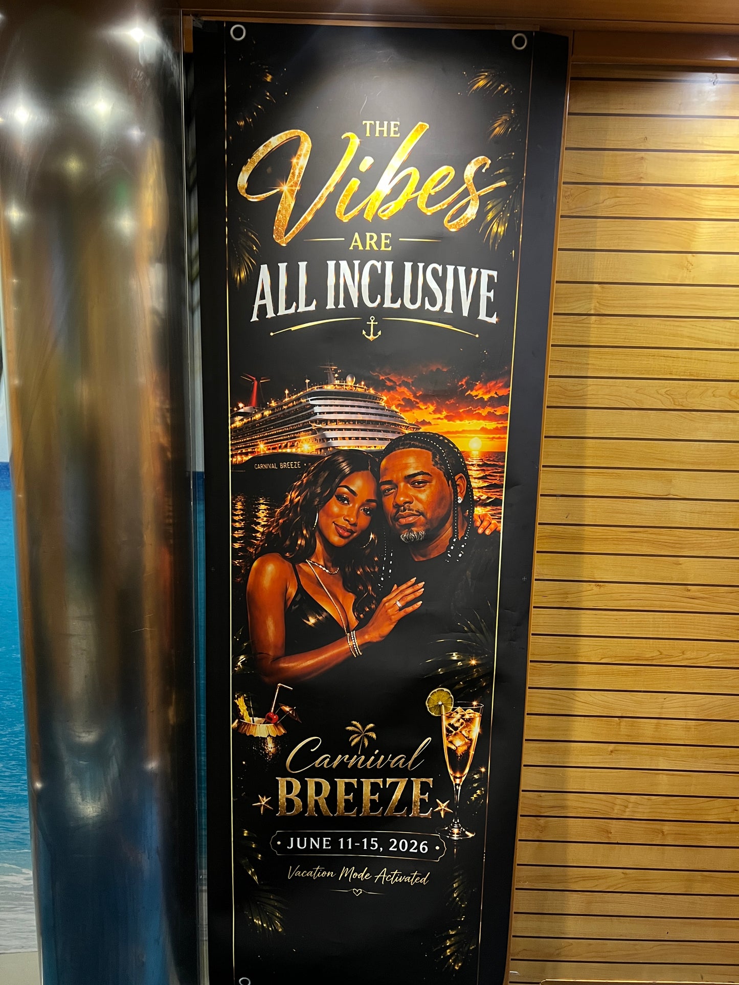 Custom Cruise Door Banner (18ā x 48ā)