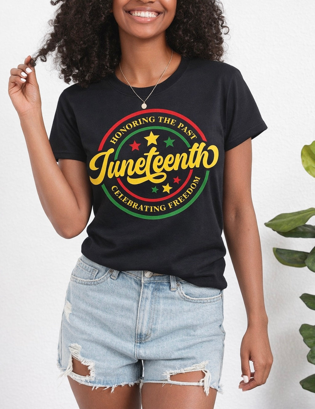 Juneteenth “Honoring the Past, Celebrating Freedom” T-Shirt – Cultural Pride Graphic Tee