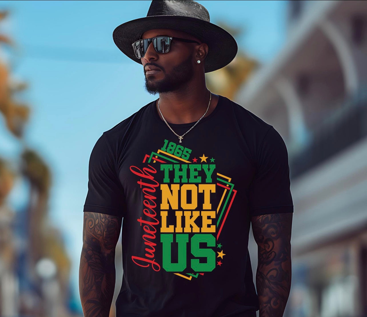 Juneteenth 1865 “They Not Like Us” T-Shirt – Black Culture Statement Tee